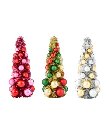 Anko Bauble Tabletop Tree - Assorted