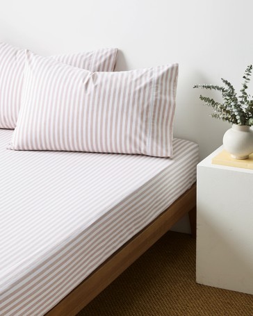Australian Cotton Stripe Mix & Match Pillowcases 2 Pack