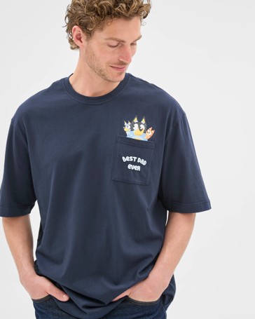Licensed Bluey Best Dad T-Shirt