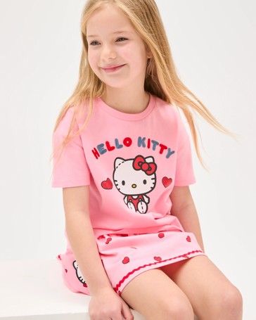 Hello Kitty Australian Cotton T-Shirt and Skort Set