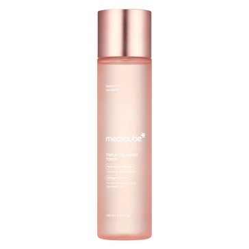 Medicube Triple Collagen Toner 140ml - Hydrolyzed Collagen and Collagen Extract