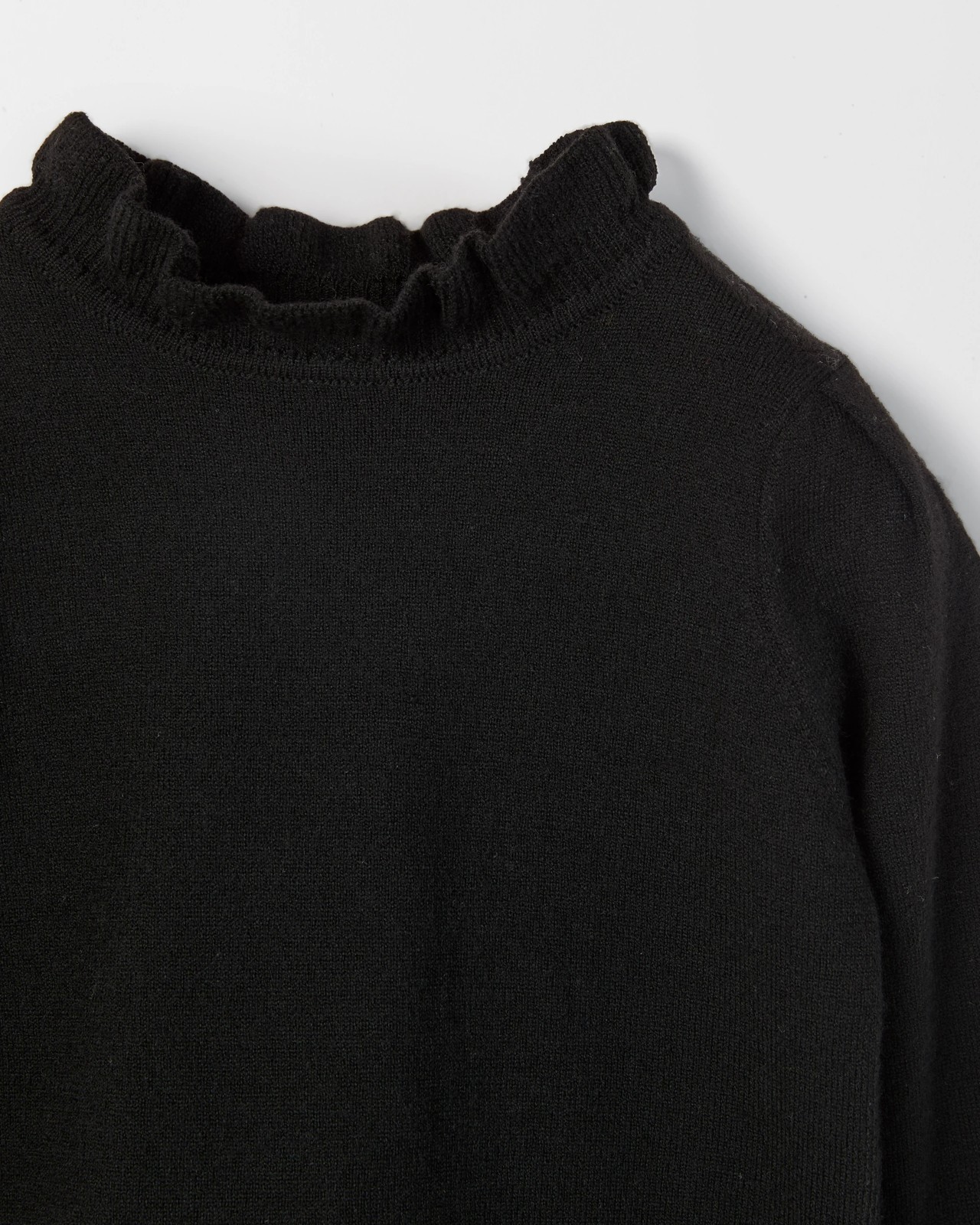 Long Sleeve Skivvy Knit Jumper - Black 2 of 2