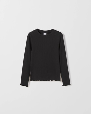 Australian Cotton Long Sleeve Rib T-Shirt