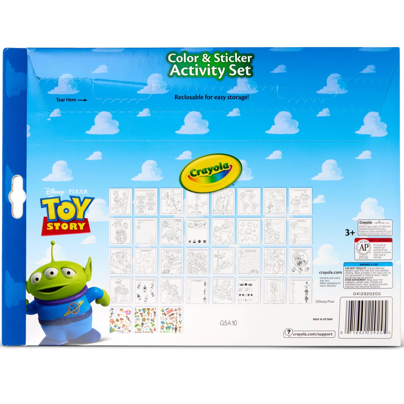 Crayola Colour & Sticker Activity Set - Toy Story 5 2 of 5