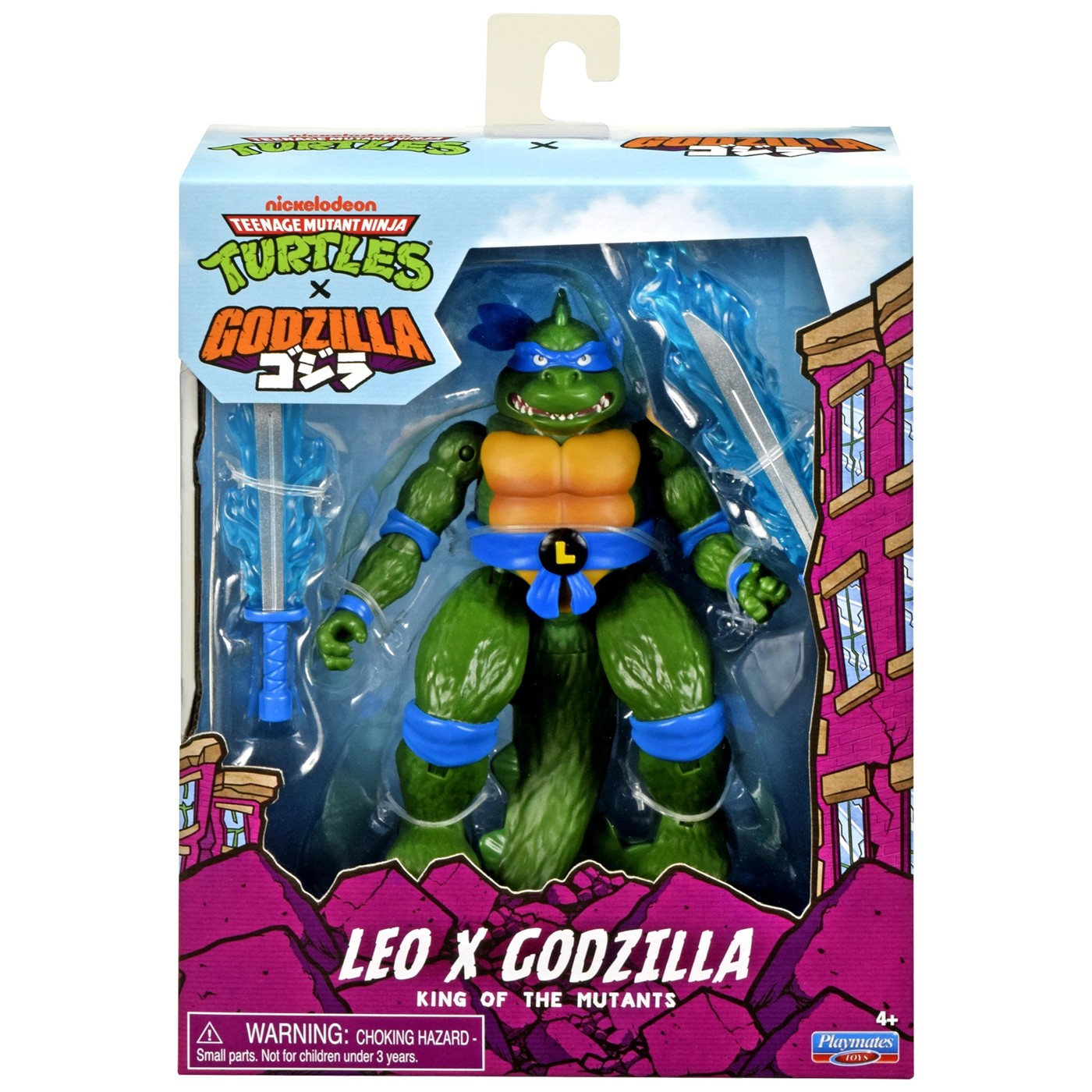 Teenage Mutant Ninja Turtles x Godzilla Figures - Leo 3 of 6