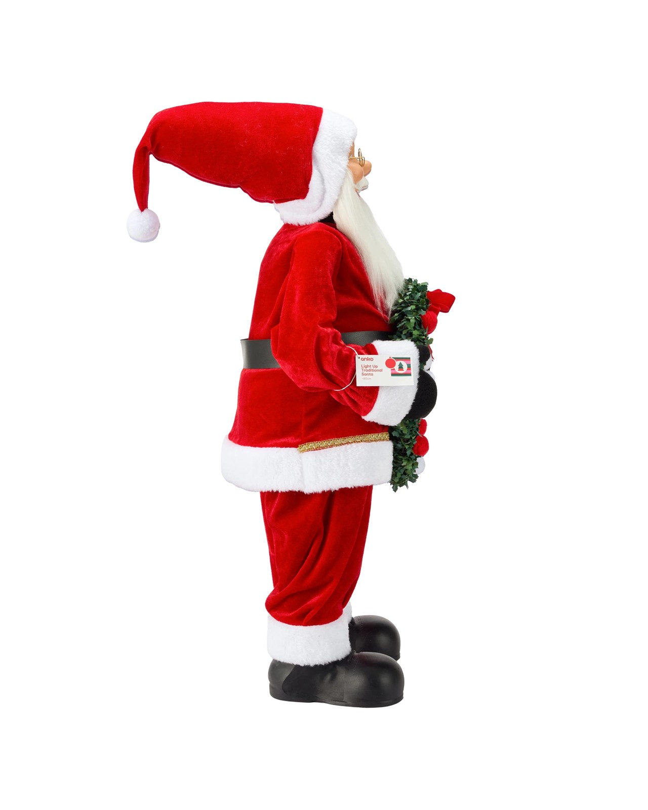 Anko 80cm Light Up Traditional Santa 6 of 6