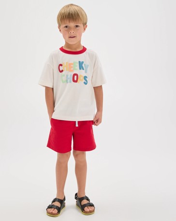 Australian Cotton T-Shirt and Shorts 2 Piece Set
