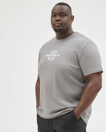 Plus Size Australian Cotton Heavyweight Relaxed Clear Vision T-Shirt