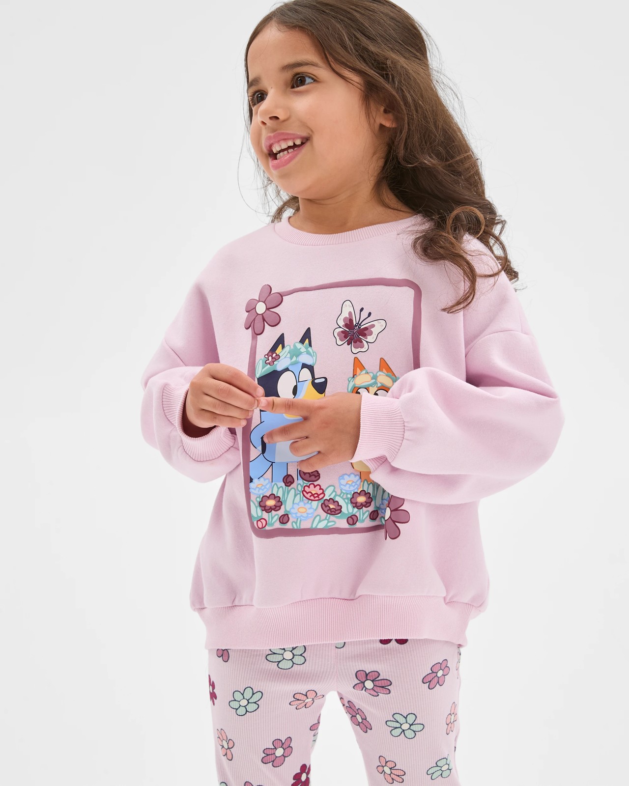 Bluey Australian Cotton Blend Fleece Top & Flare Pants Set 3 of 5