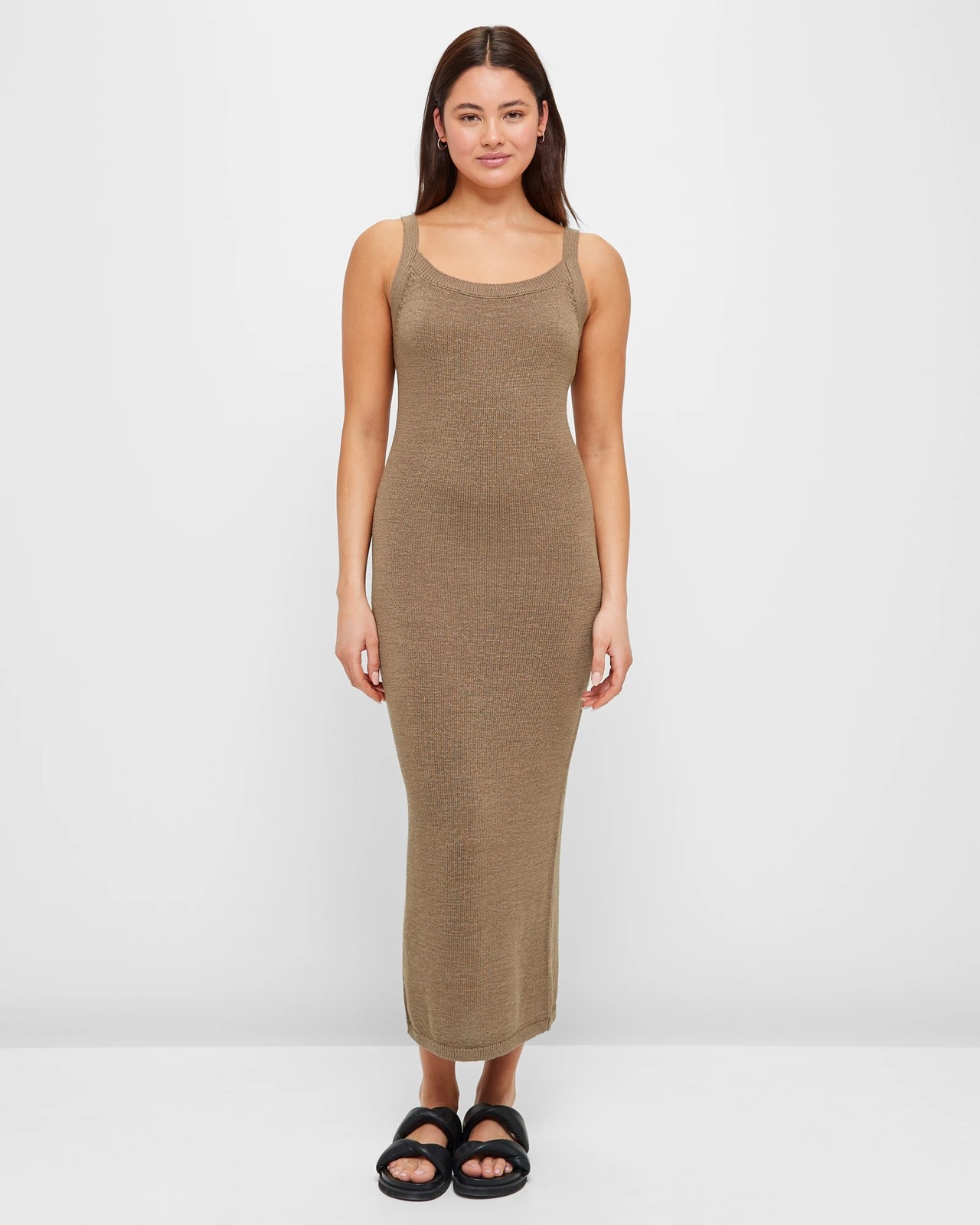 Strappy knit best sale midi dress