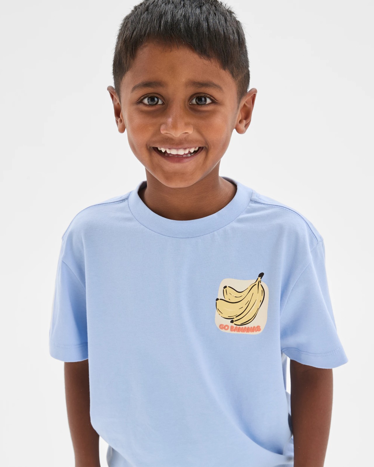 Australian Cotton Short Sleeve T-Shirt - Blue 3 of 5