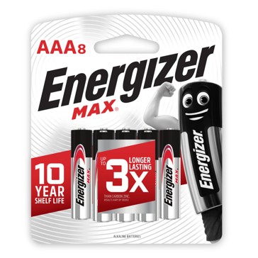 Energizer Max AAA - 8 Pack