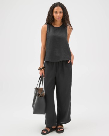European Linen Swing Tank Top