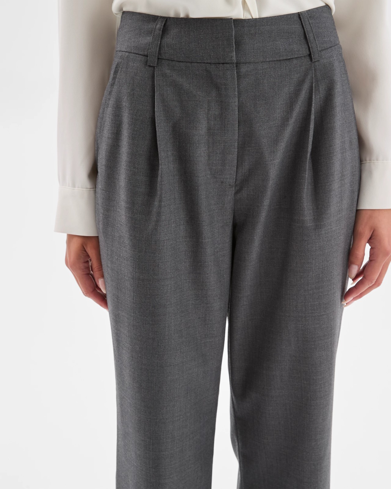 Petites Tailored Straight Leg Pants 6 of 6