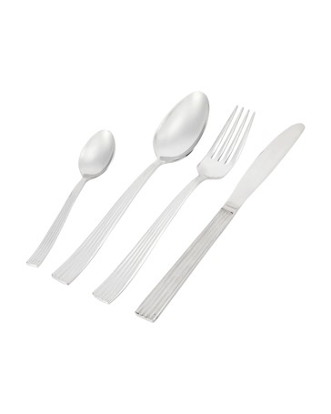16 Piece Linear Cutlery Set - Anko