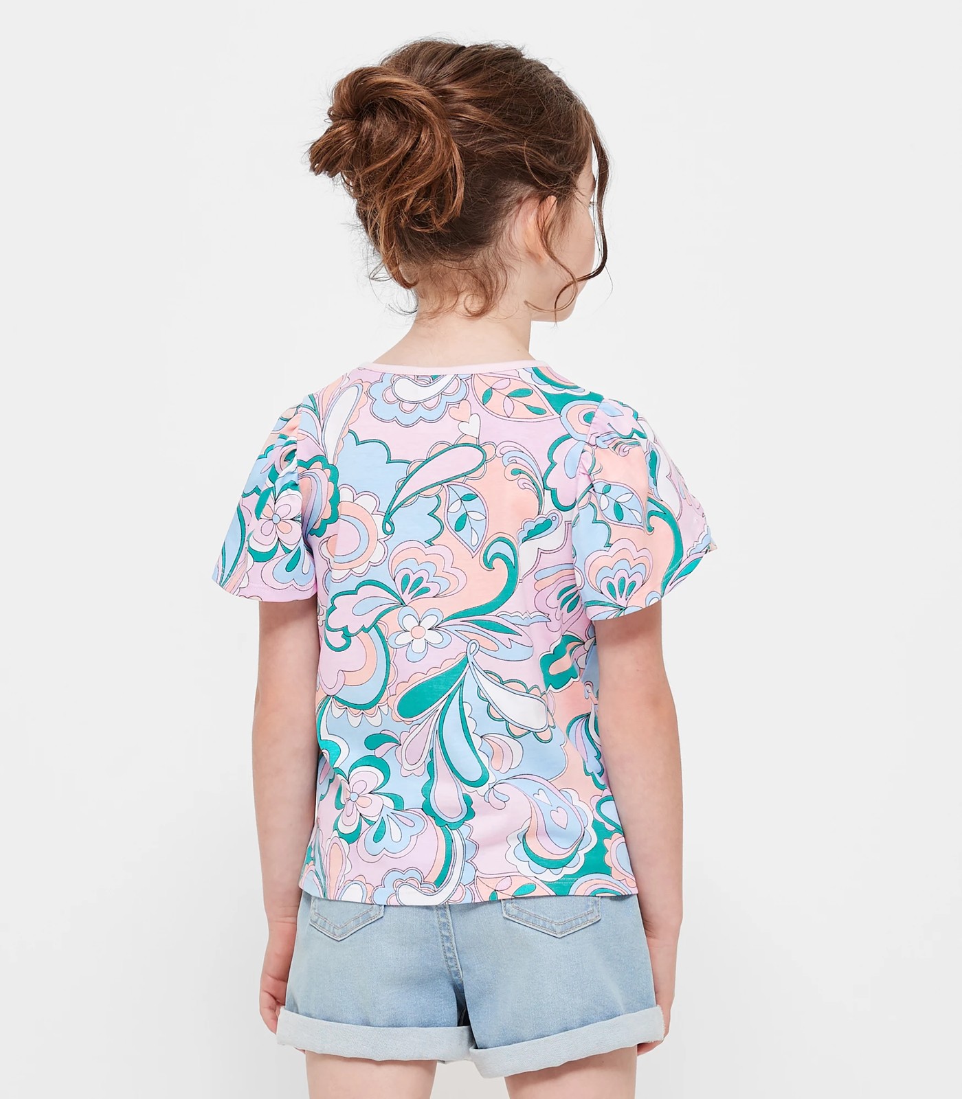 Flutter Sleeve Paisley T-shirt | Target Australia