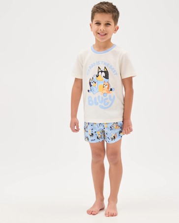 Family Matching Bluey Australian Cotton Younger Kids Pyjama Set