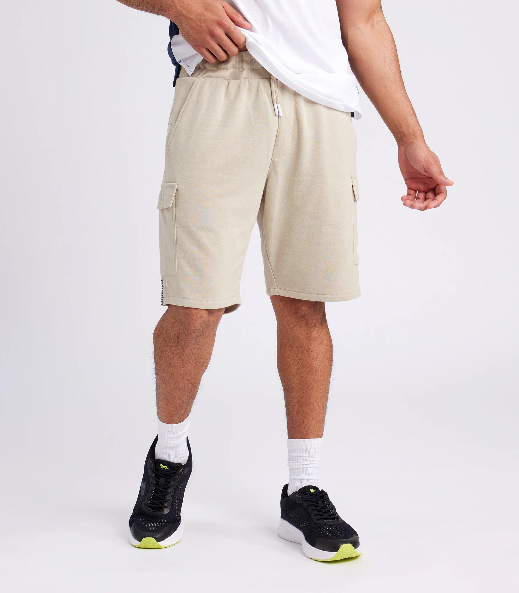 Lonsdale 2 stripe sales cargo shorts mens