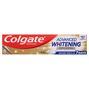 Colgate Advance Whitening Tartar Control Fluoride Toothpaste