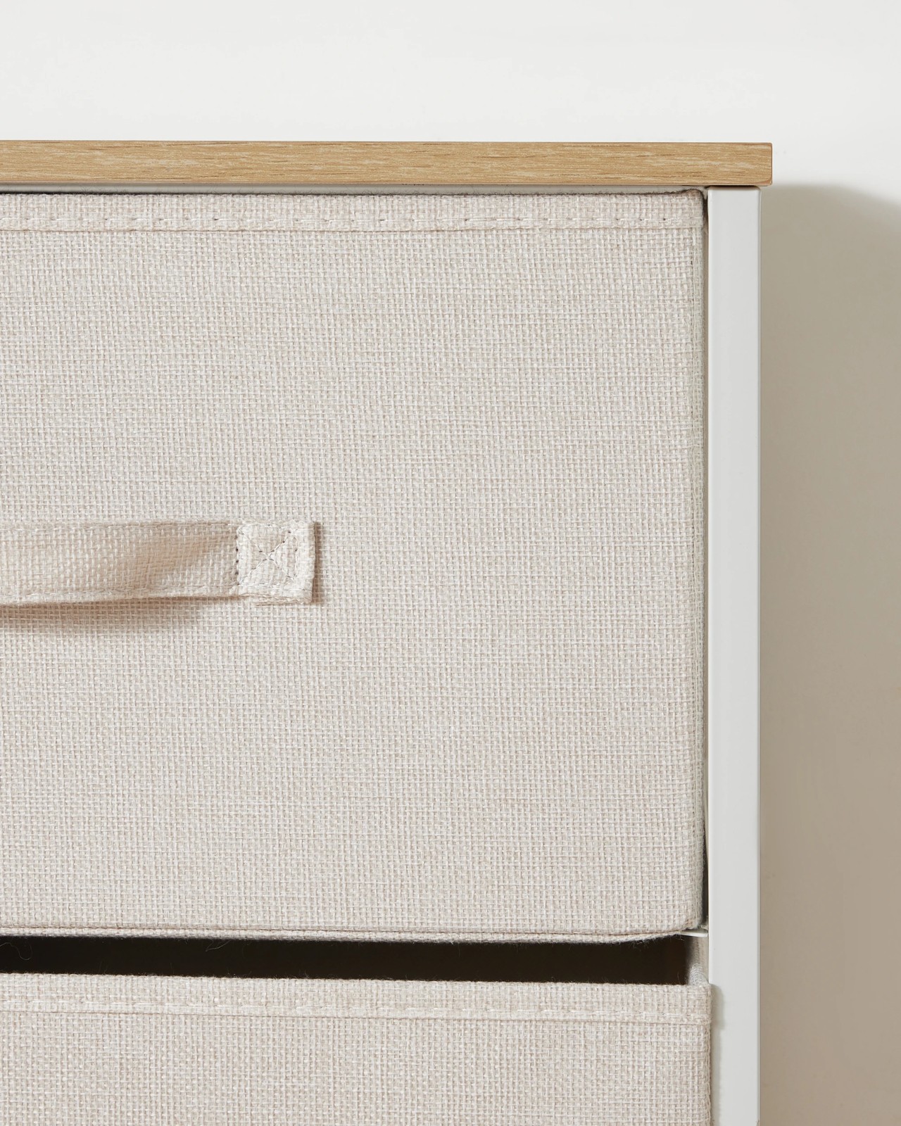 Anko Linen Look 8 Drawer Chest - Beige 5 of 5