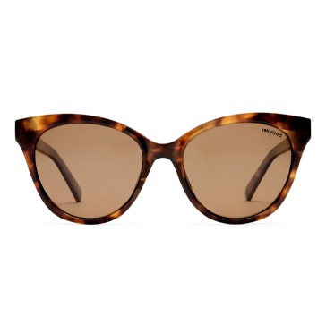 SOLARIZED® Soft Cat-Eye Sunglasses, Dark Tortoishell