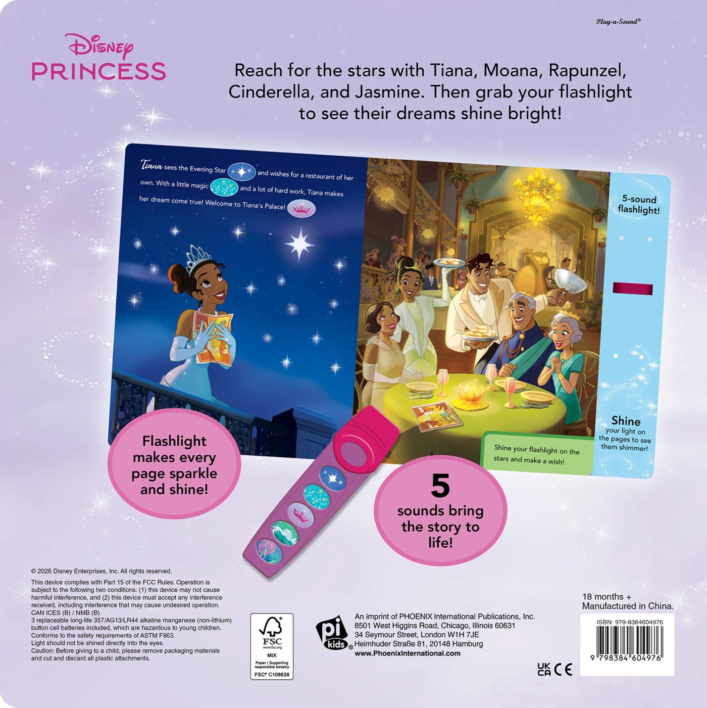 Disney Princess: Sparkling Dreams Flashlight Sound Book 2 of 5