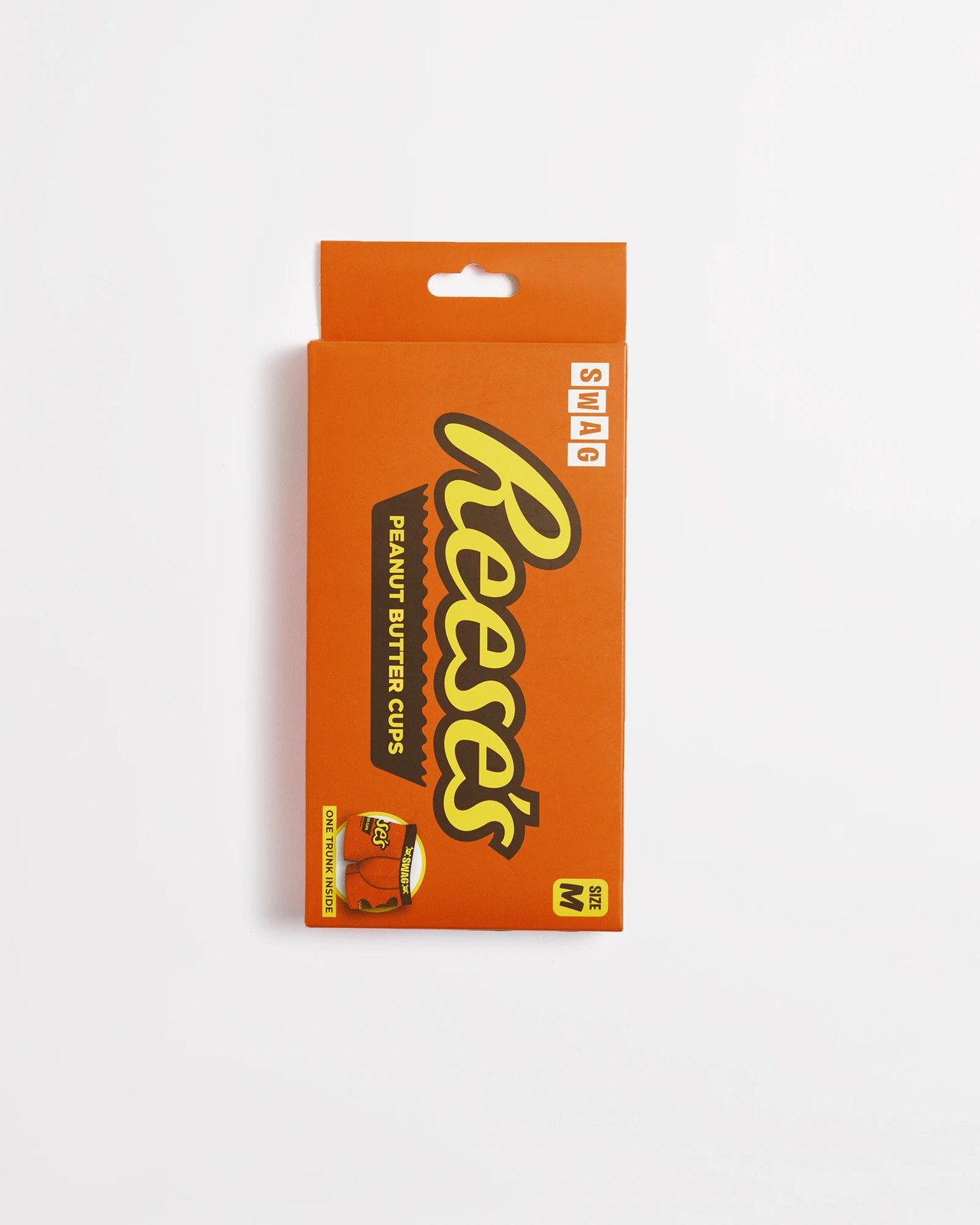 New Reese's Peanut Butter SWAG Mens Boxer Briefs with Novelty Box size  MEDIUM 