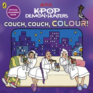 KPop Demon Hunters Couch, Couch, Colour Official Colouring Book