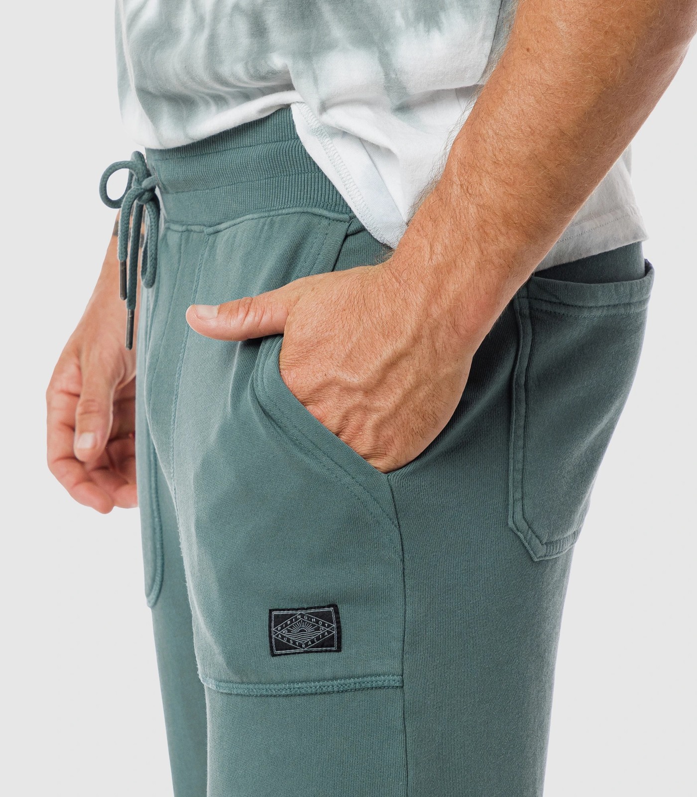 Piping Hot Clean Oceans Print Trackpants 2 of 5