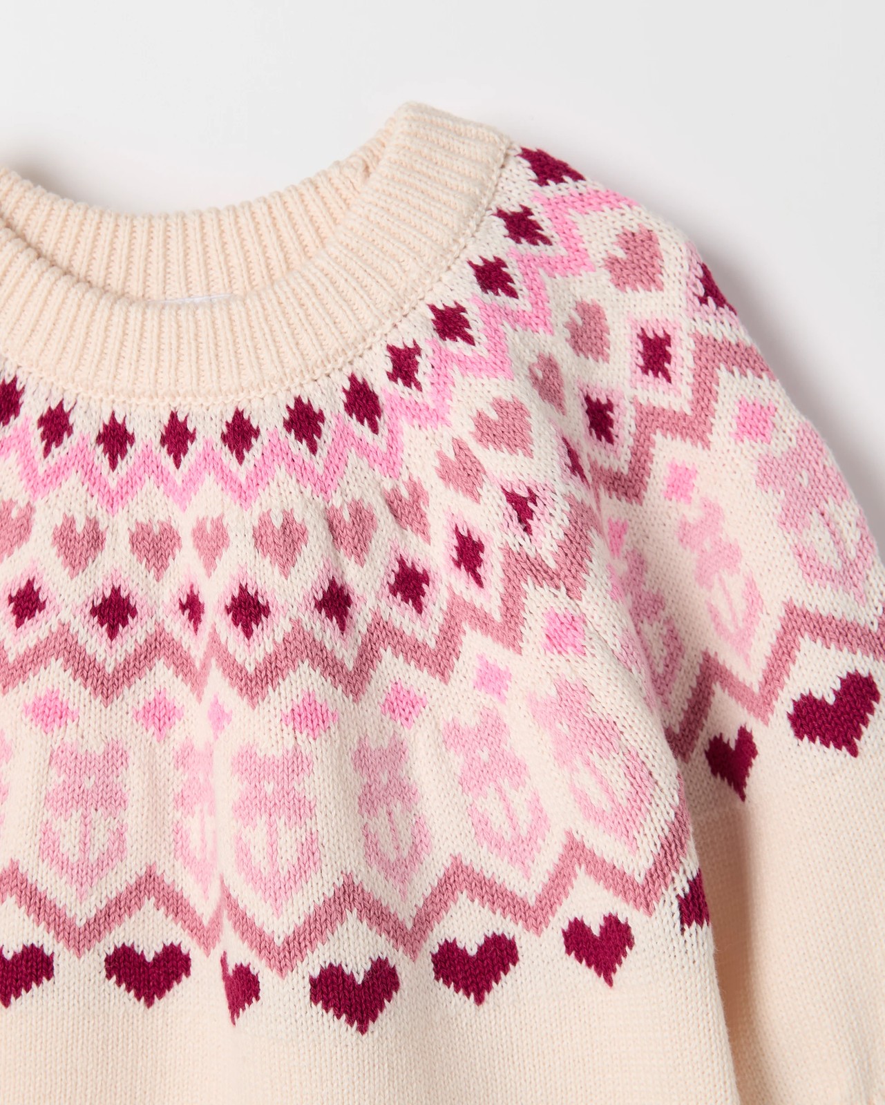 Baby Organic Cotton Intarsia Knit Jumper 4 of 5