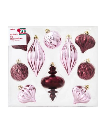 Anko 10 Pack Fig Decorations