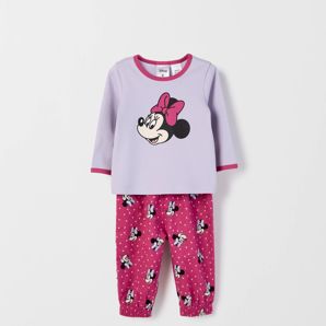 Disney Minnie Organic Cotton Baby Knit/Flannel Pyjama Set