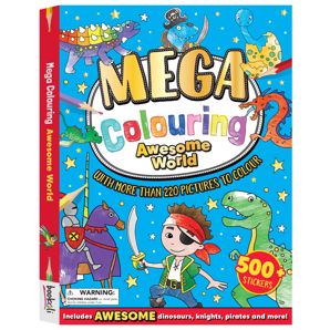Mega Colouring: Awesome World by Jessica Secheret - Book product image