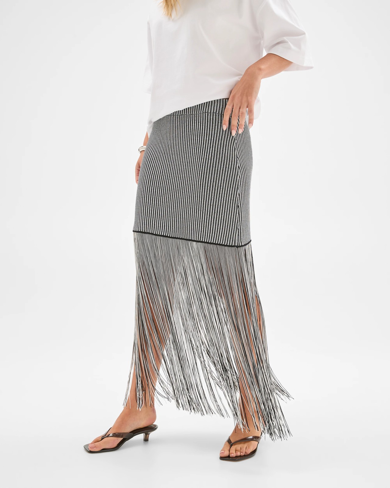 Lily Loves Fringe Midi Skirt 5 of 5