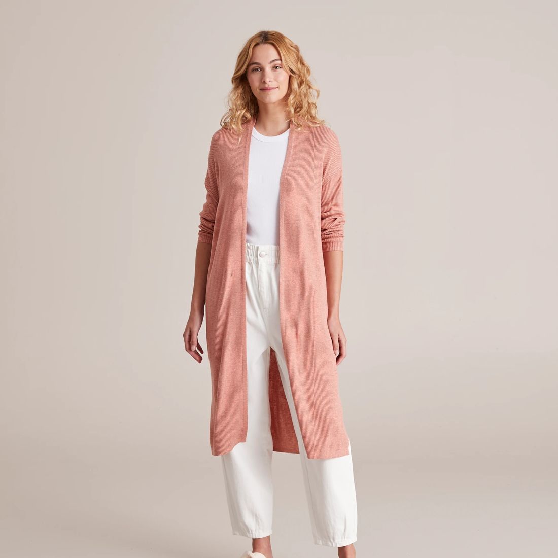 Ribbed EdgeToEdge Cardigan Target Australia