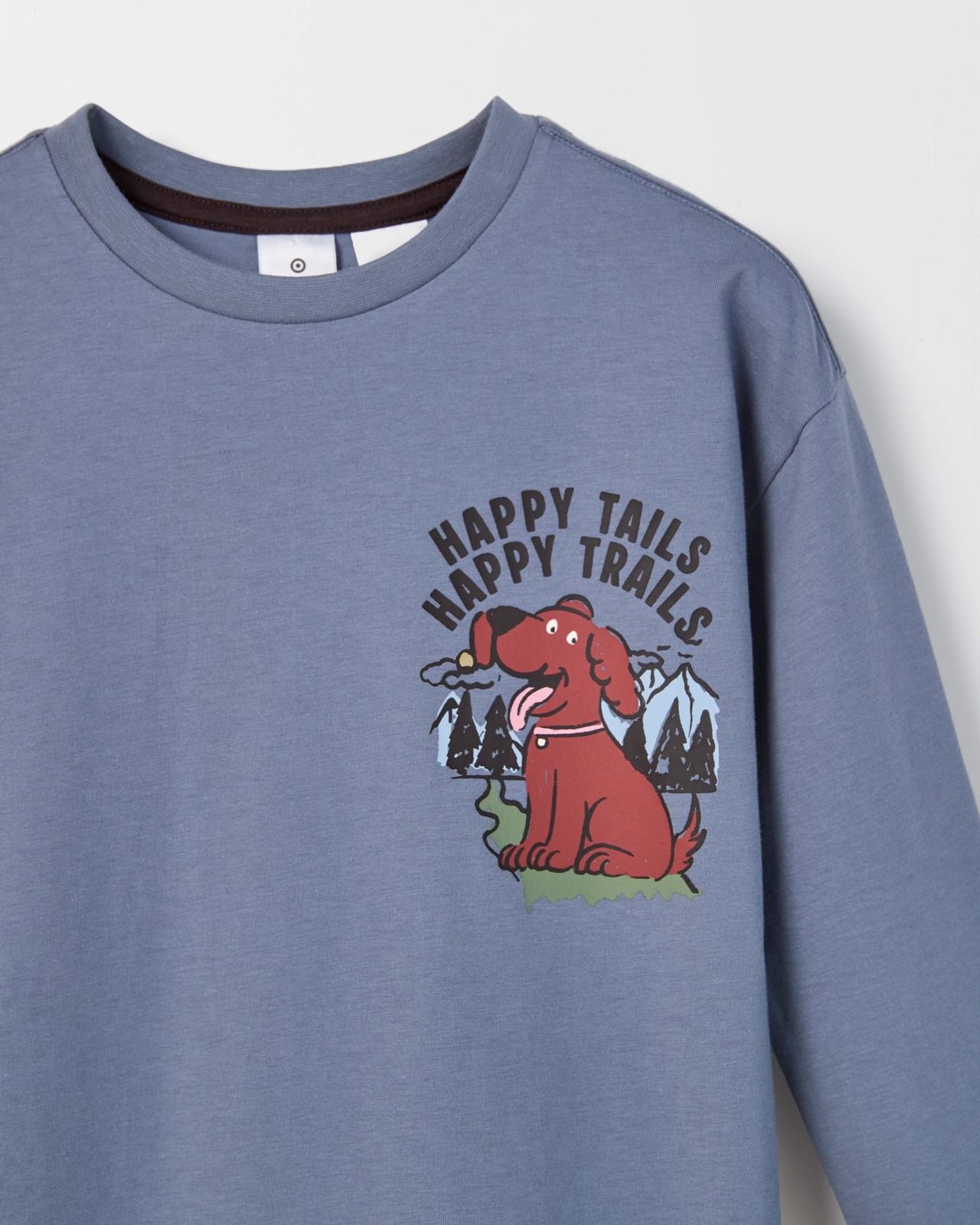 Australian Cotton Younger Boys Oversized Lounge Knit Pyjama Set - Dogs  2 of 4