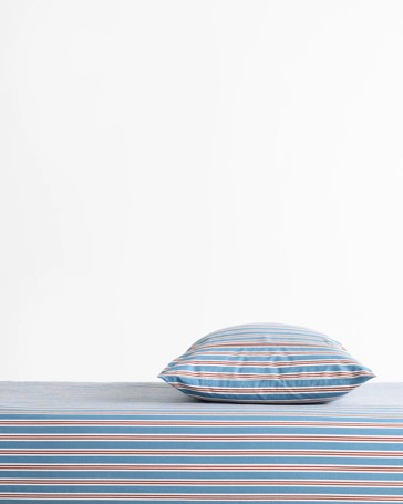 Elio Stripe Australian Cotton Fitted Sheet Set