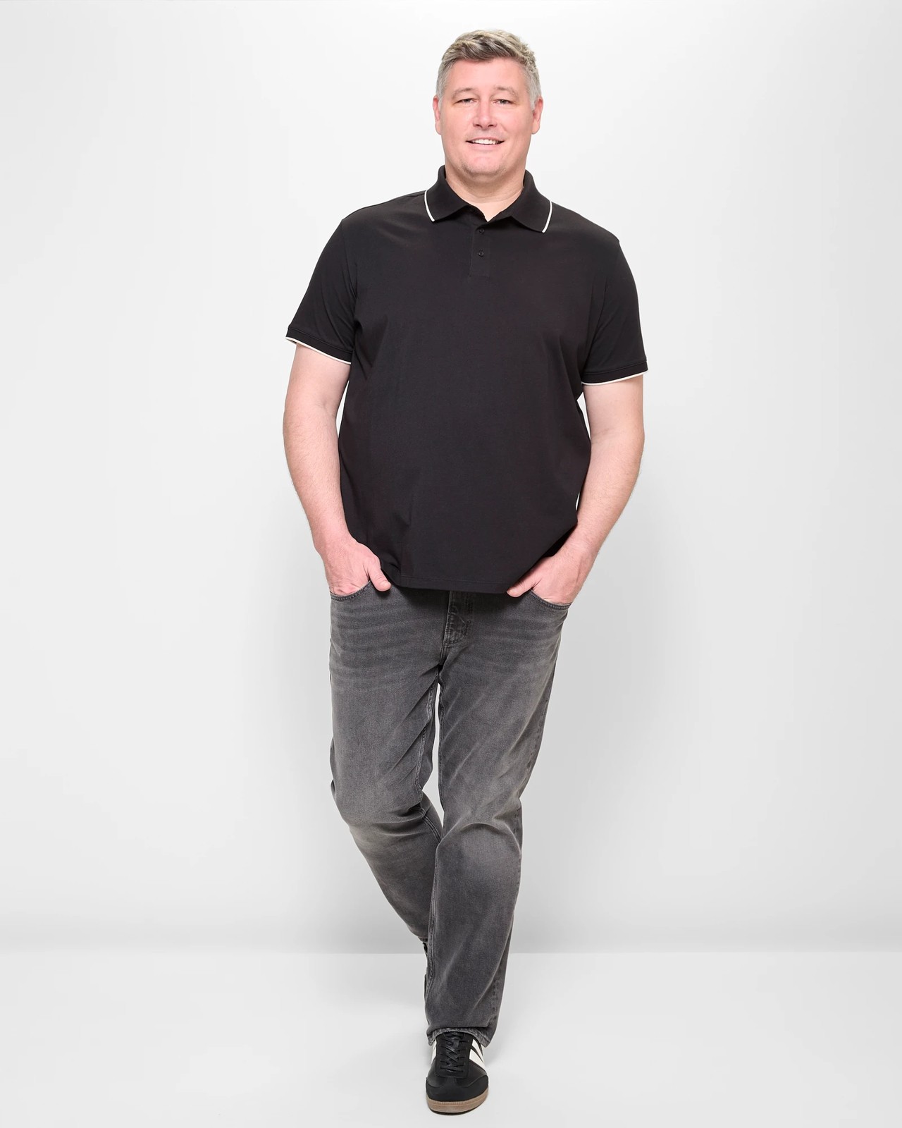 Plus Size Smart Polo Top 2 of 5