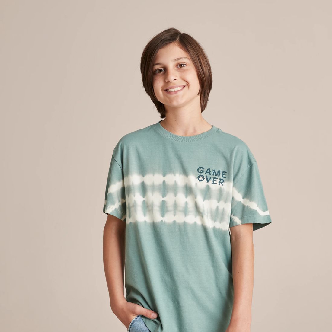 stripe tie dye shirt