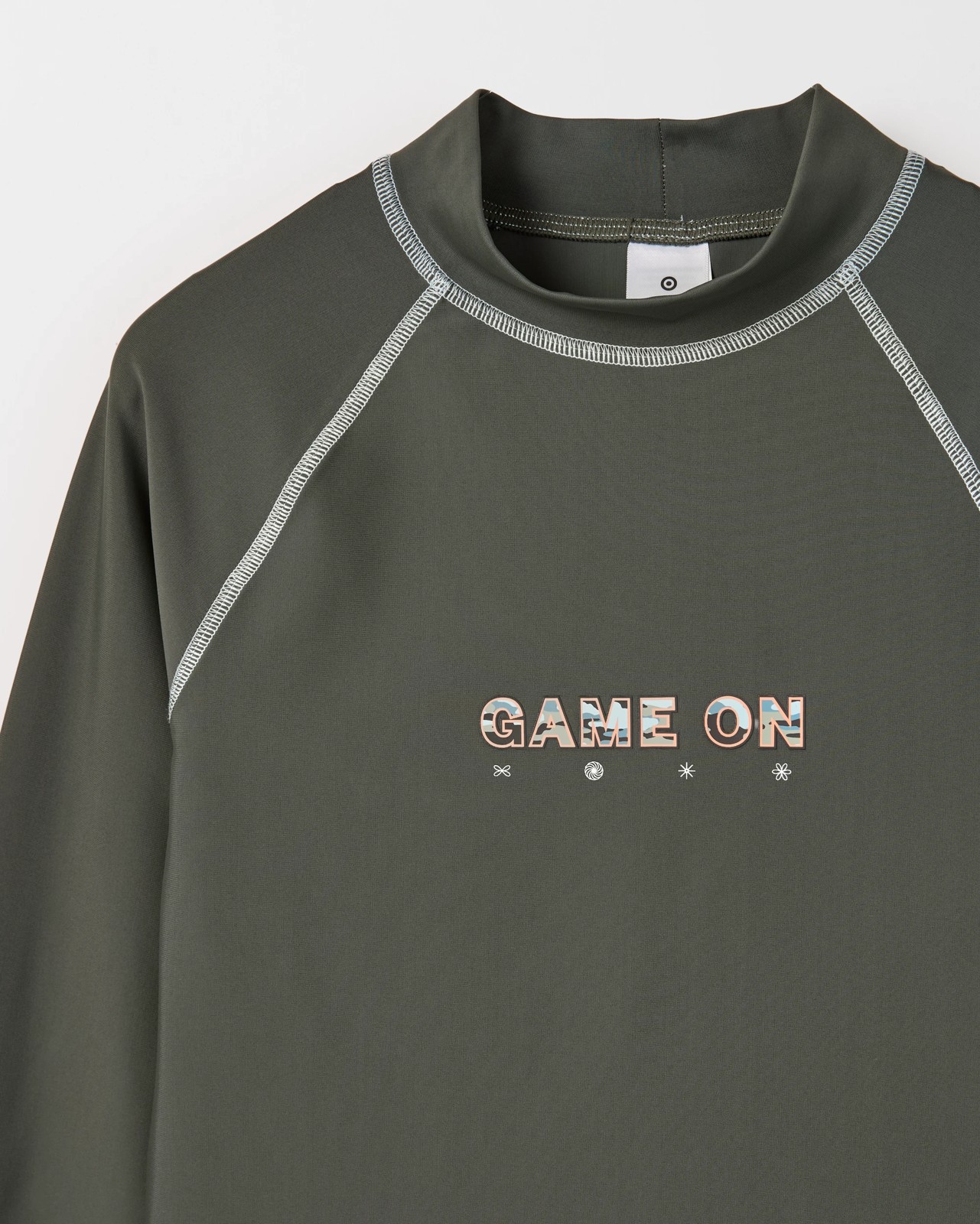Long Sleeve Swim Rash Vest - Green 2 of 3