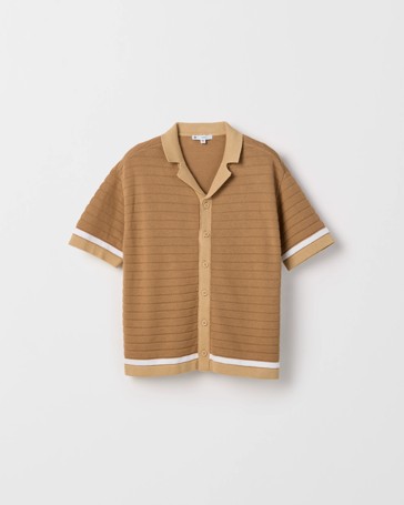 Australian Cotton Knit Short Sleeve Shirt