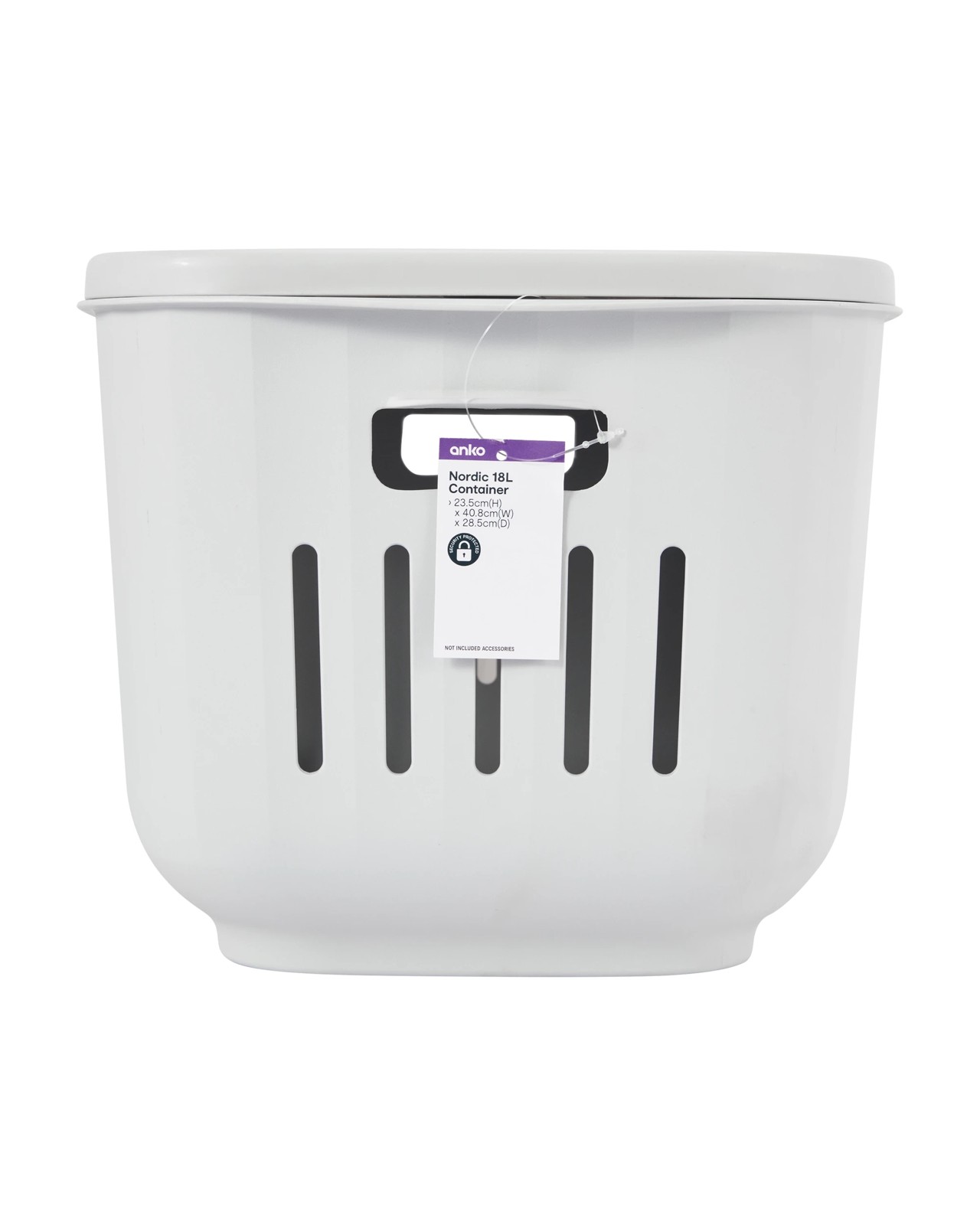 Anko 18L Nordic Container - Grey 6 of 6