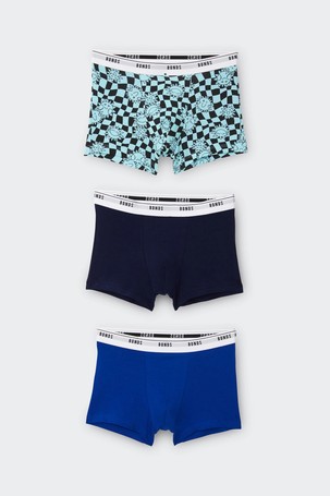 Bonds 3 Pack Boys Hipster Trunks