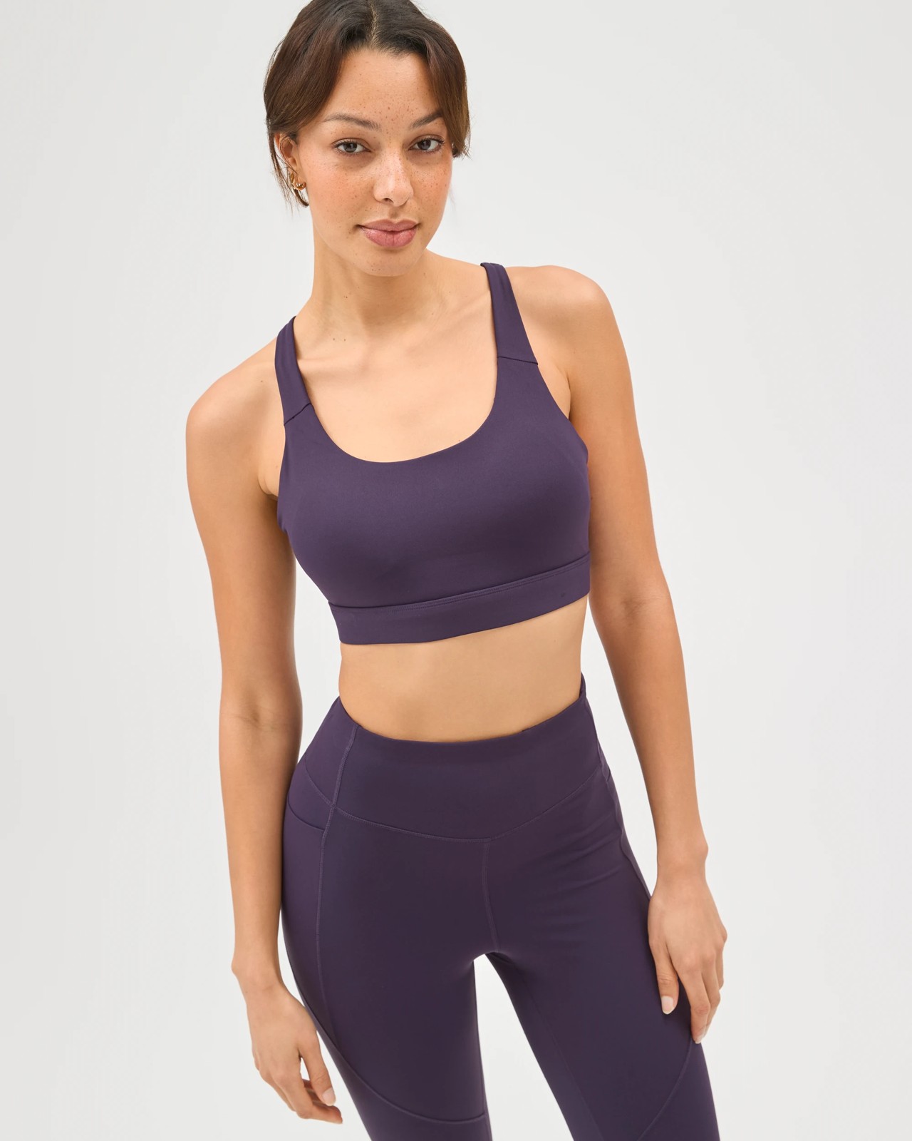 Active Infinity Medium Impact Crop Top - Midnight 2 of 5
