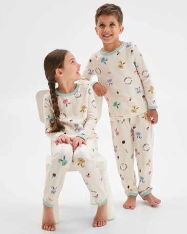 Family Matching Australian Cotton Easter Younger Kids Pyjama Set - Bunny Head