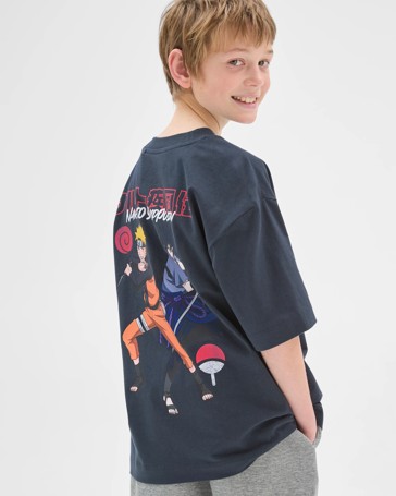 Naruto Oversized Printed T-Shirt