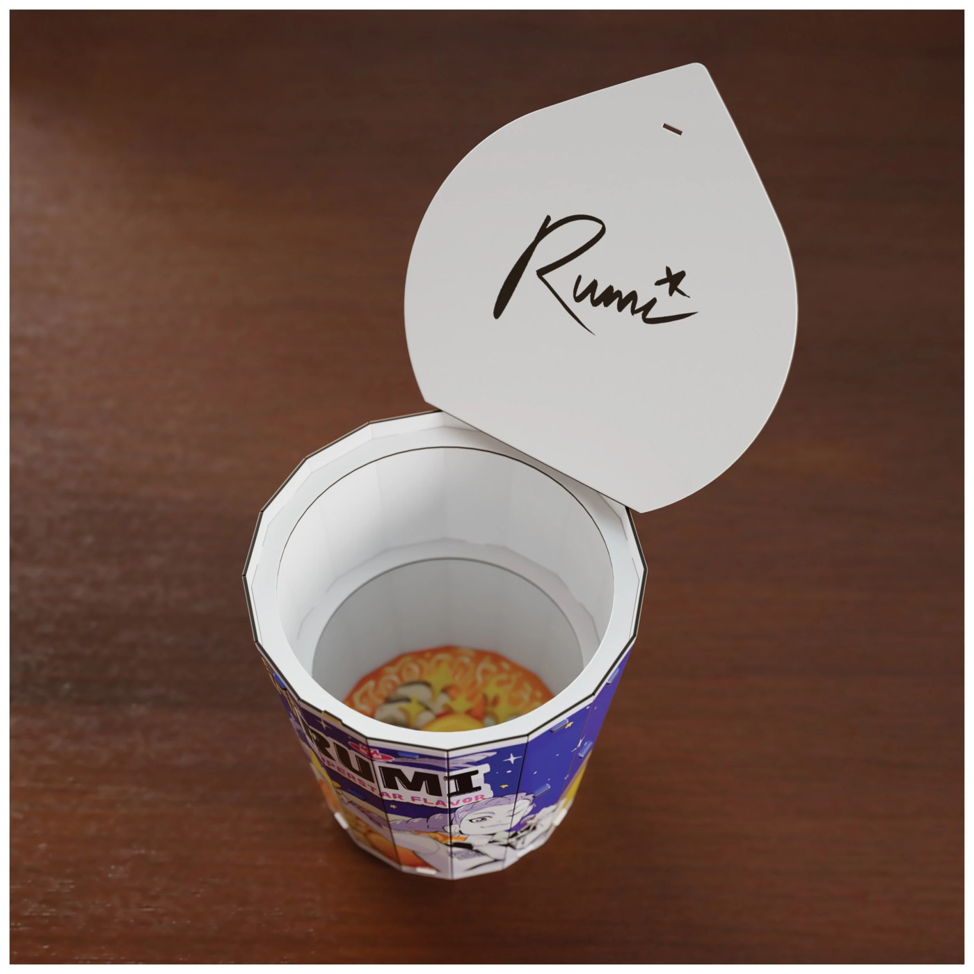 KPop Demon Hunters 4D Build Rumi Ramen Cup 5 of 6