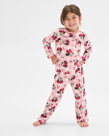 Disney Minnie Gift Pack Younger Girls Hacci Knit Pyjama Set