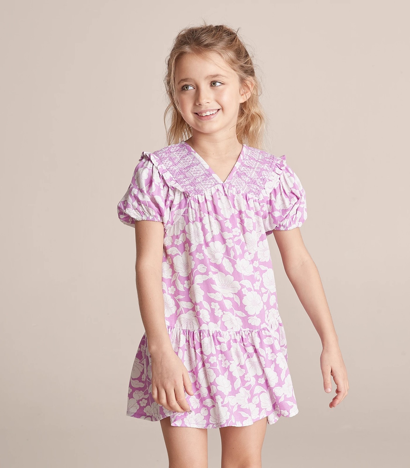 Linen Blend Floral Dress Target Australia