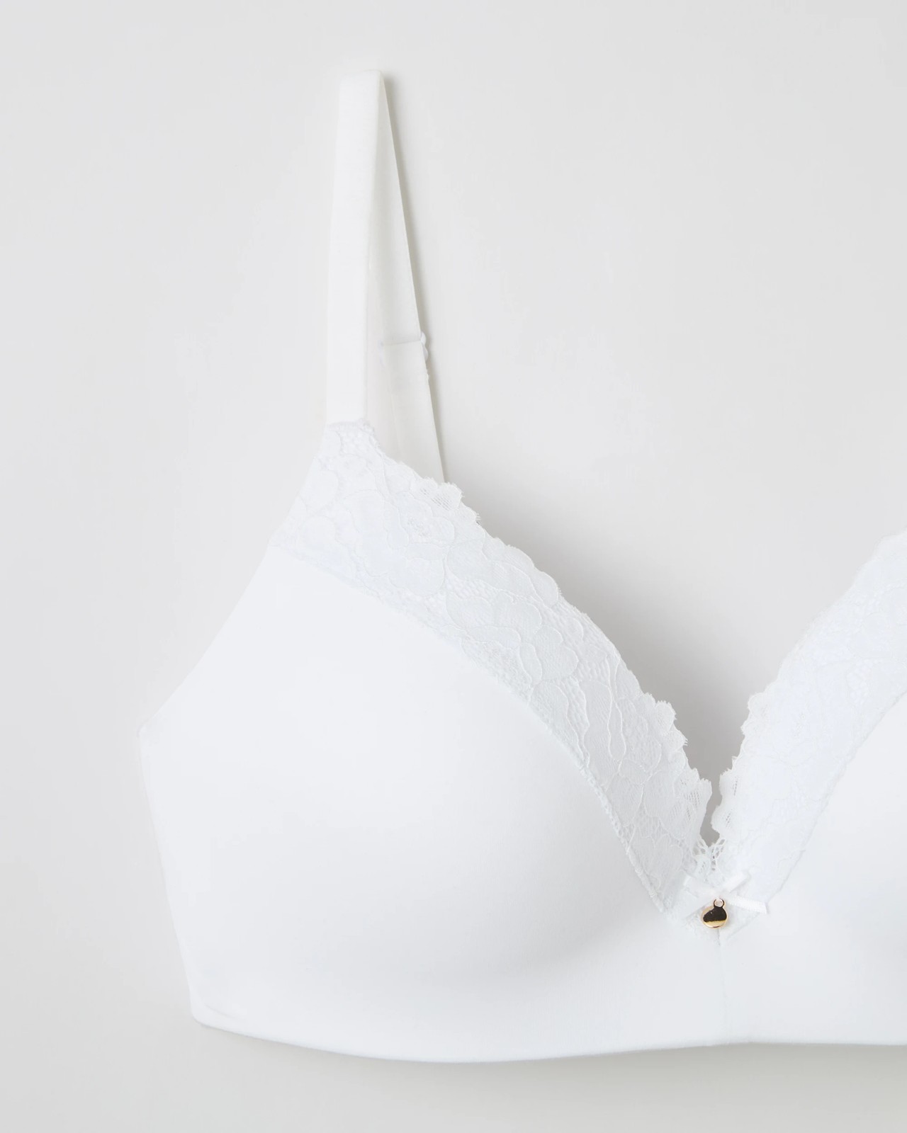 Underwire Lace Edge Lightly Lined T-Shirt Bra - Bare Beauty 2 of 2